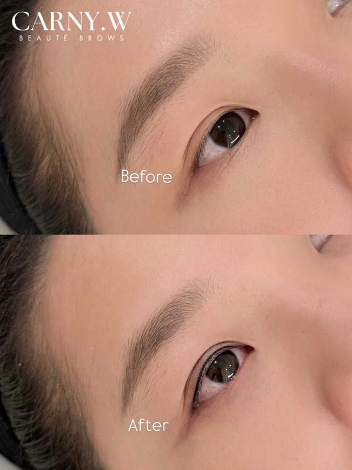 美瞳线 Before & After — Carny.W
